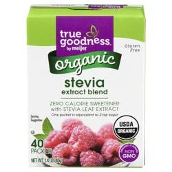 True Goodness Organic Stevia Extract Zero Calorie Sweetener
