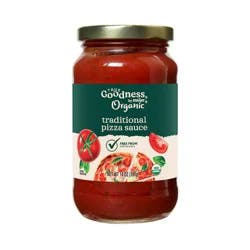 True Goodness Organic Traditional Pizza Sauce, 14 Oz