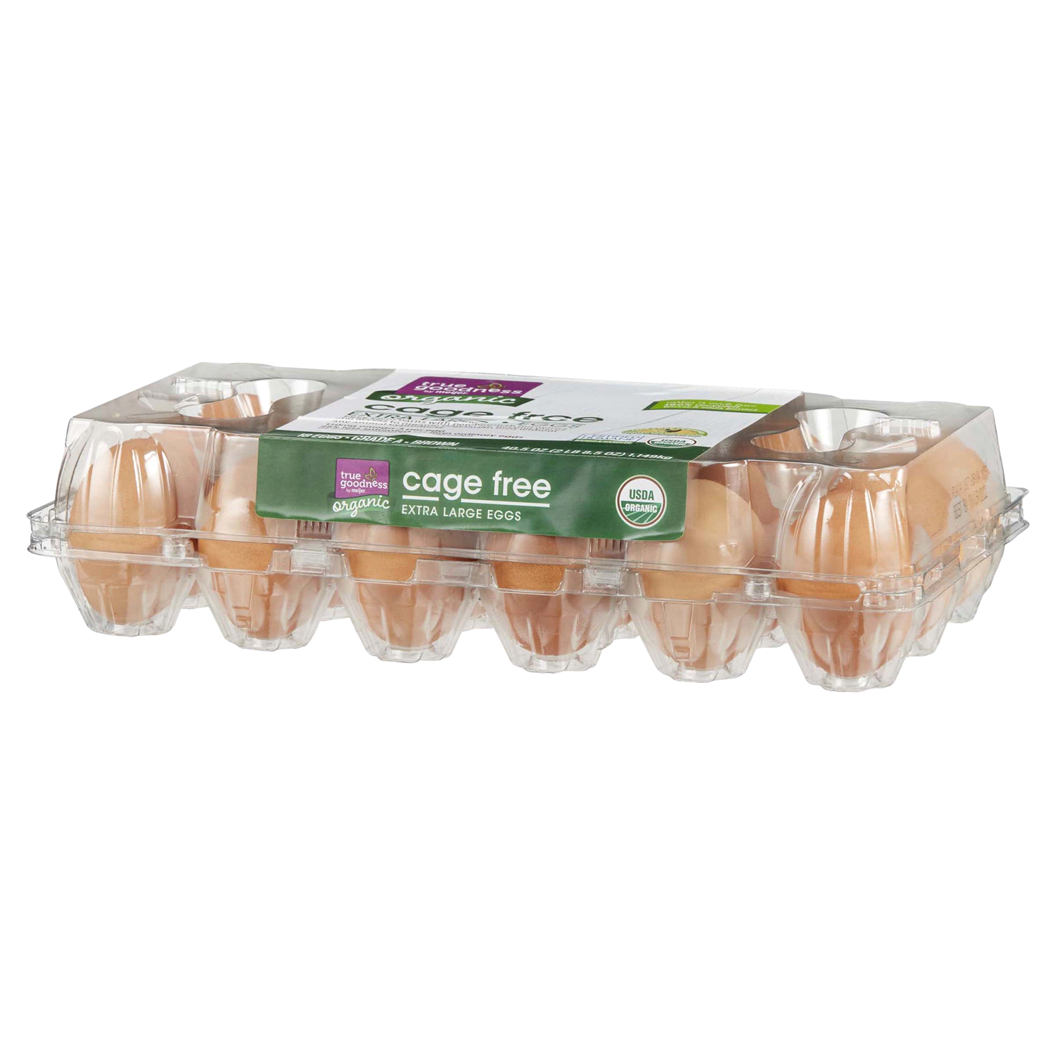 slide 5 of 5, True Goodness Organic Extra Large Eggs, 18 ct