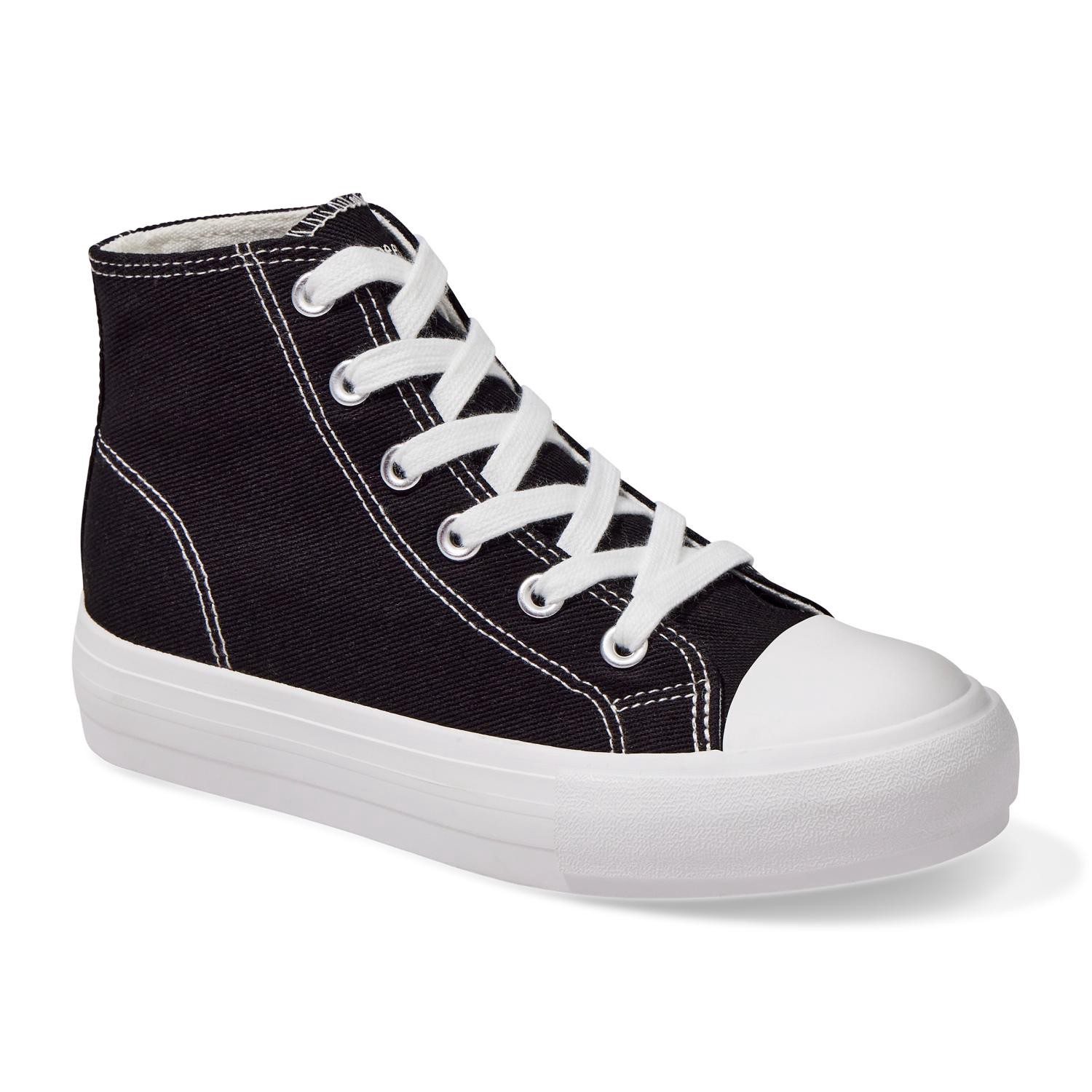 slide 1 of 6, Girls' Perrie Casual Shoes, Black, Size 2, 1 ct