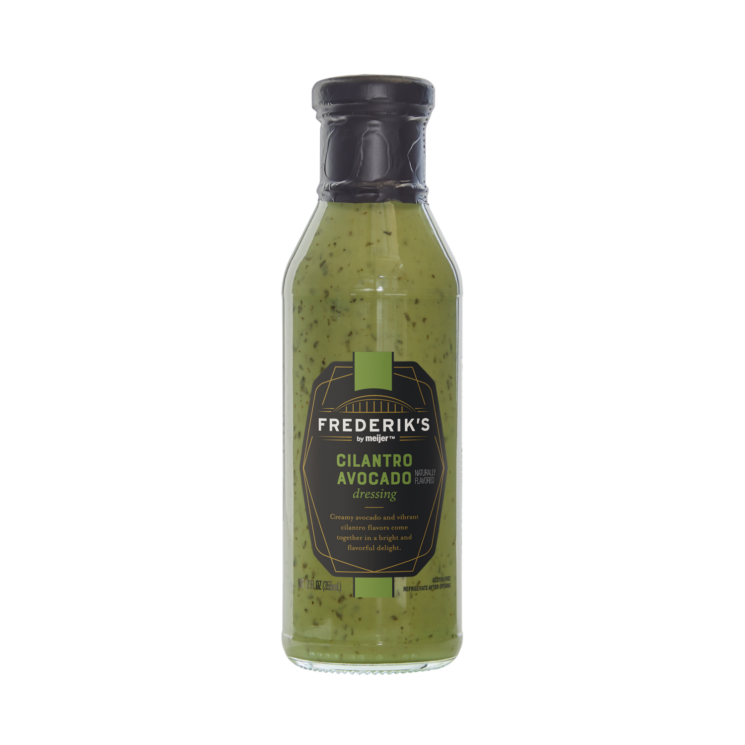 slide 1 of 3, Frederik's By Meijer FREDERIK's CILANTRO AVOCADO SALAD DRESSING 12 OZ, 12 oz