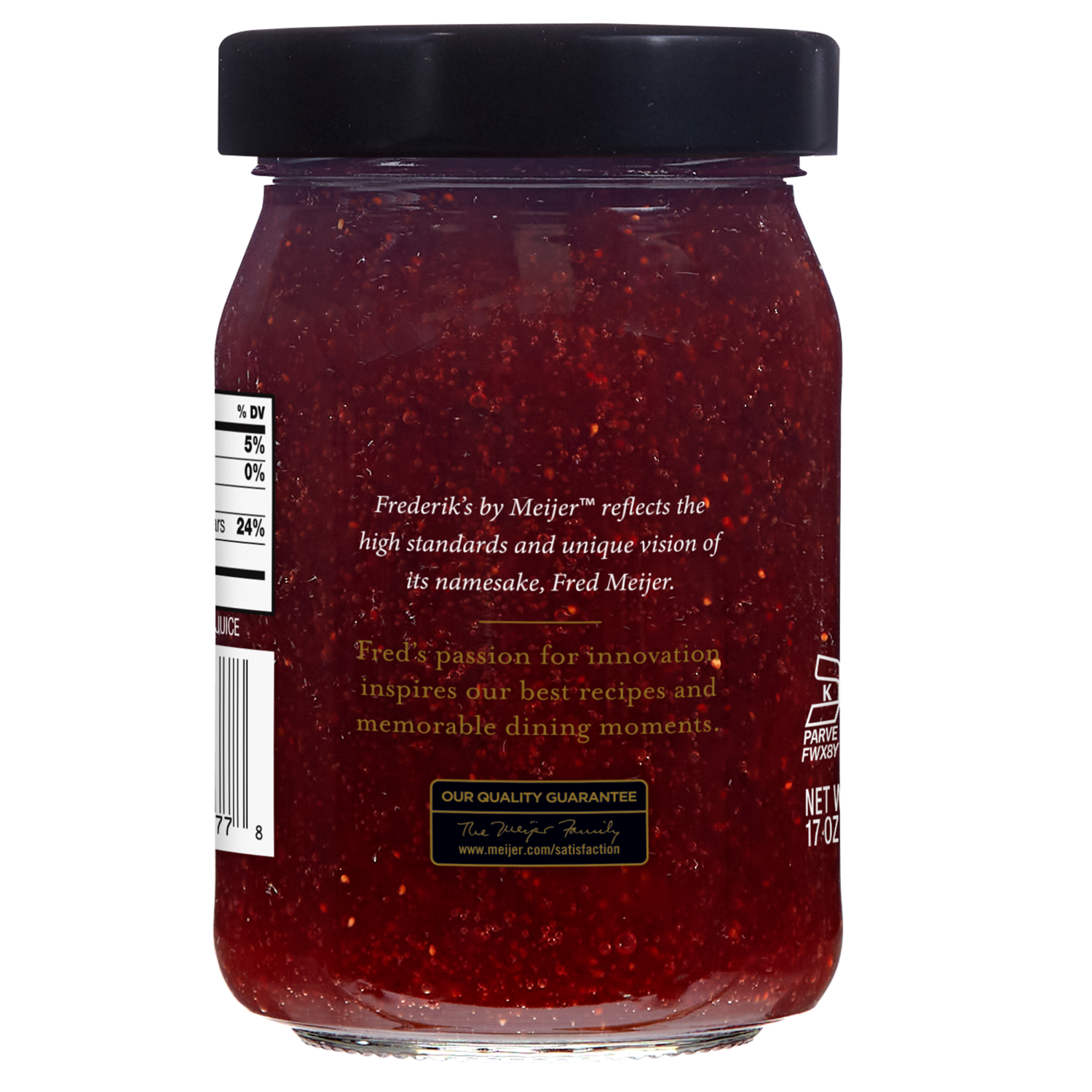 slide 2 of 2, FREDERIKS BY MEIJER Frederik's by Meijer Strawberry Preserves, 17 oz, 17 oz