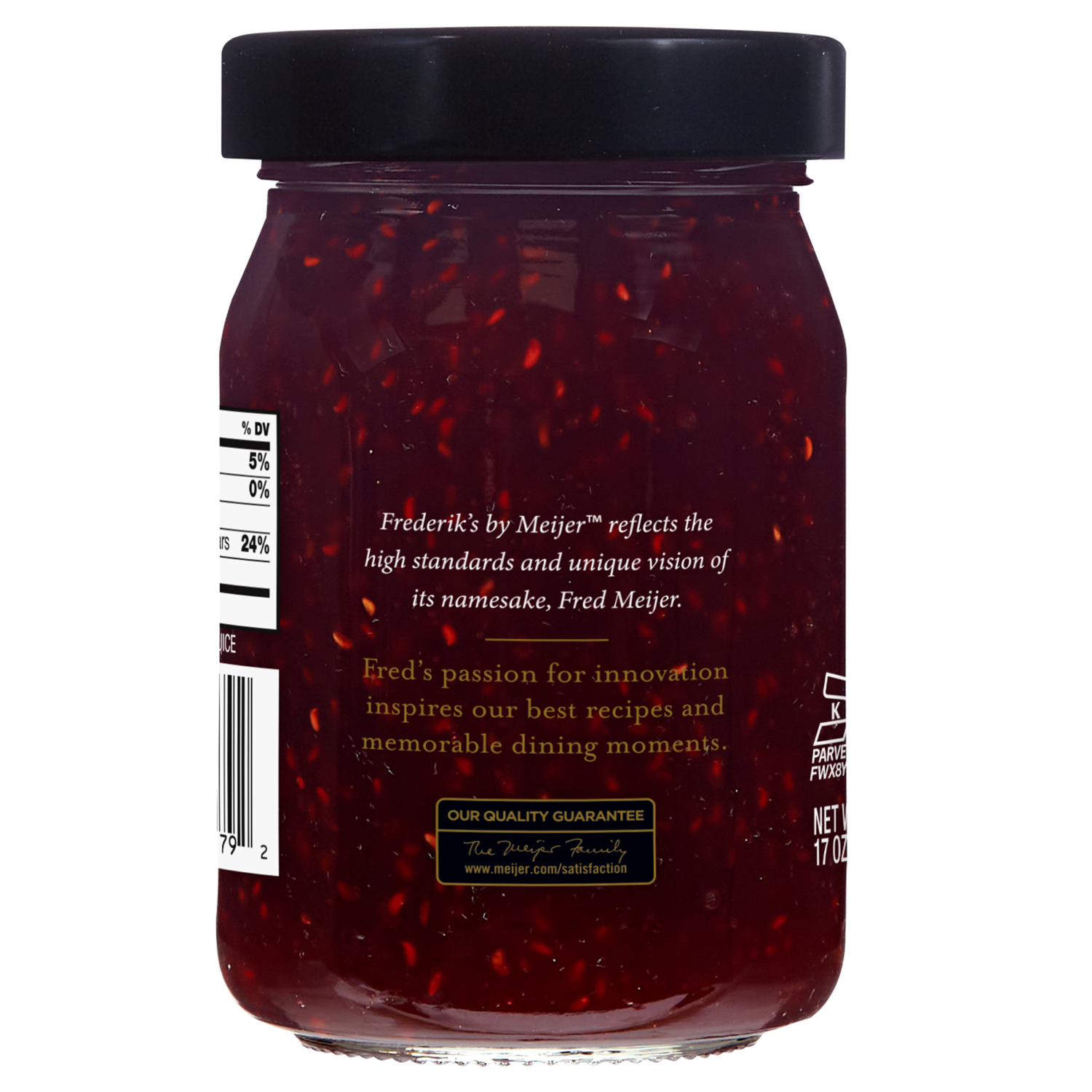 slide 2 of 2, FREDERIKS BY MEIJER Frederik's by Meijer Willamette Raspberry Preserves, 17 oz, 17 oz