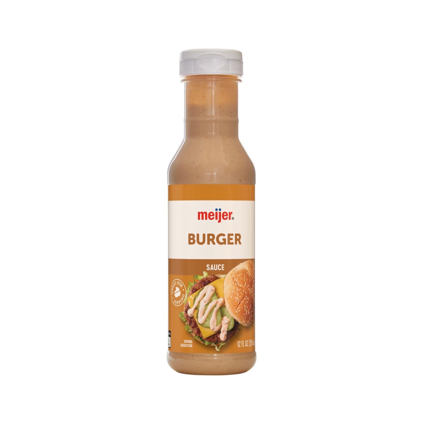 slide 1 of 2, Meijer Burger Sauce, 12oz, 12 oz