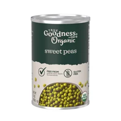 True Goodness Organic Sweet Peas, 15 Oz