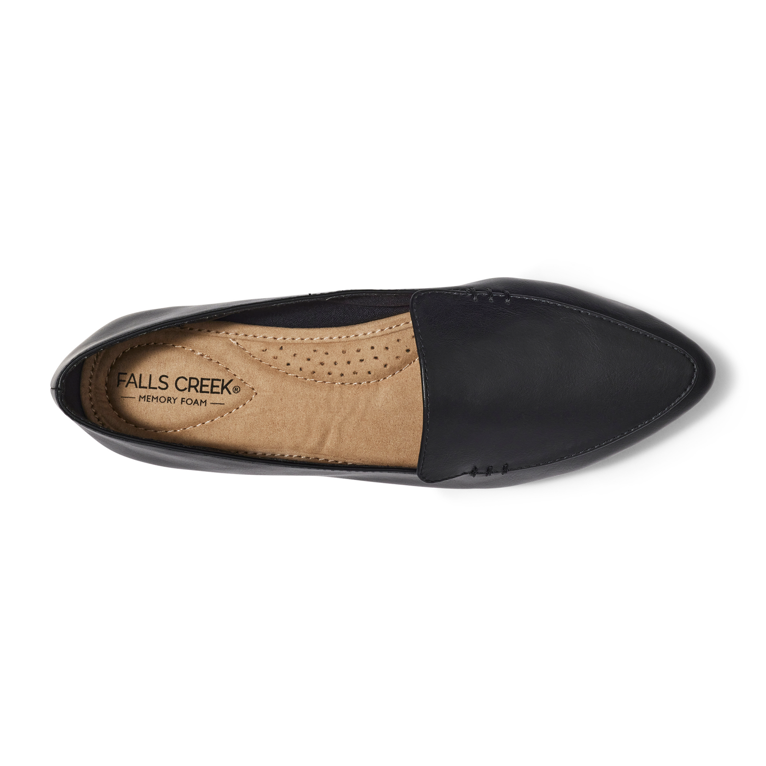 slide 6 of 6, Falls Creek Women's Eden Flat, Black, Size 9, 1 ct