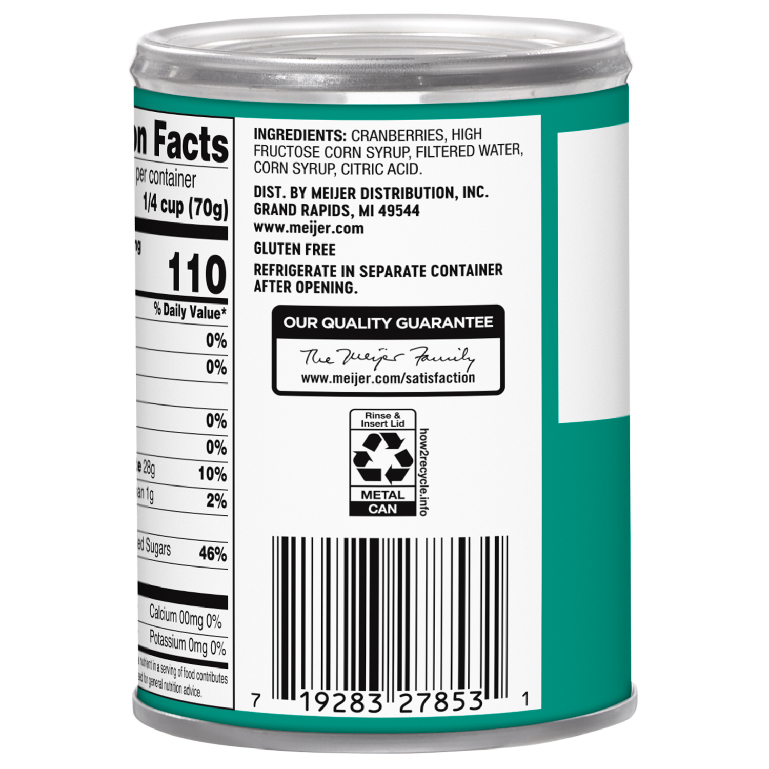 slide 2 of 3, Meijer Canned Cranberry Sauce Jellied 14 oz, 14 oz