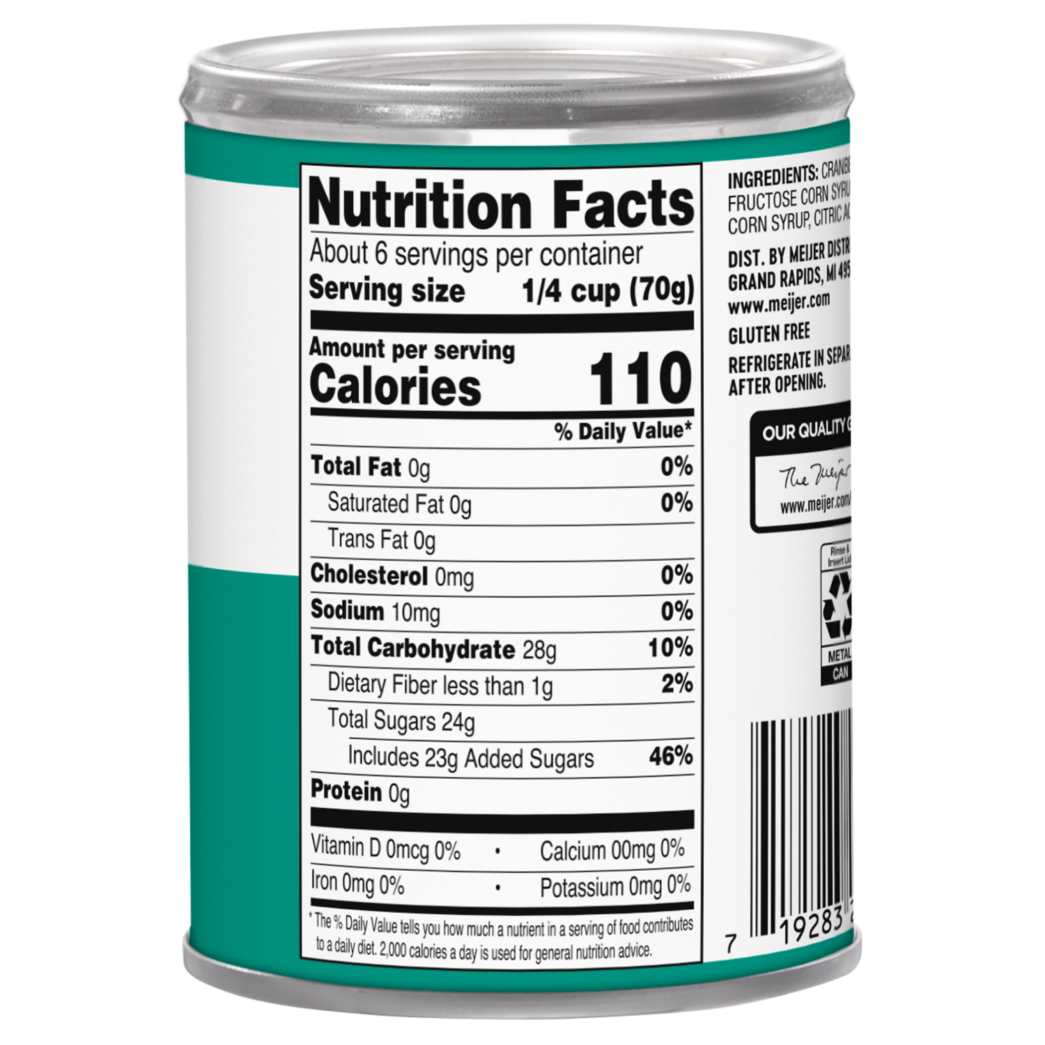 slide 3 of 3, Meijer Canned Cranberry Sauce Jellied 14 oz, 14 oz