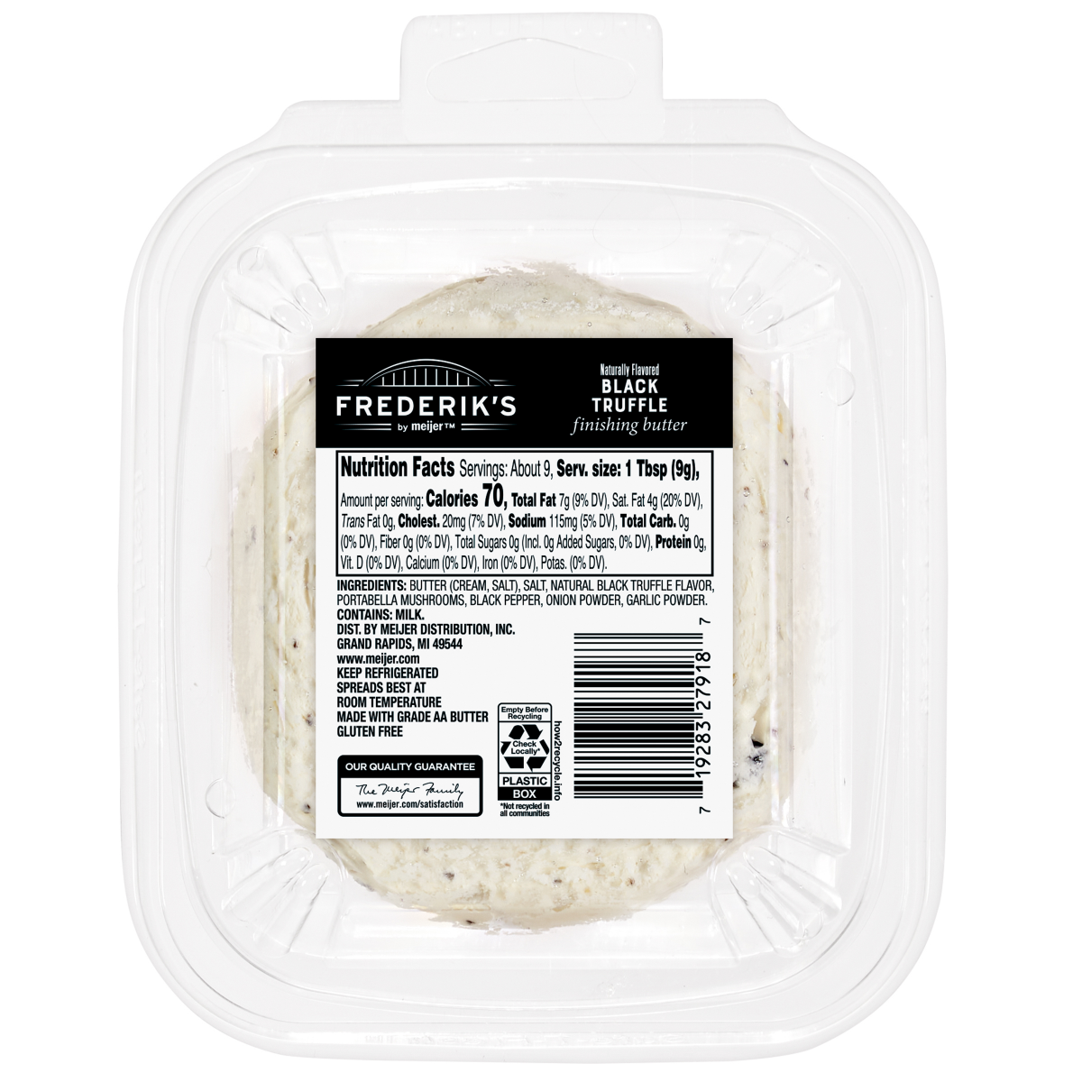 slide 2 of 3, FREDERIKS BY MEIJER Frederiks Black Truffle Butter - 3 oz, 3 oz