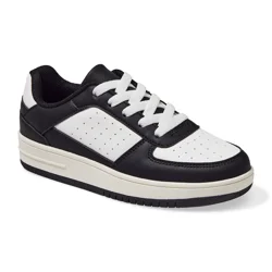 Falls Creek Boys' Seas Casual Shoes, White/Black, Size 2