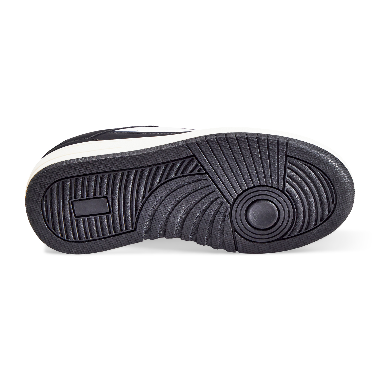 slide 3 of 6, Falls Creek Boys' Seas Casual Shoes, White/Black, Size 5, 1 ct