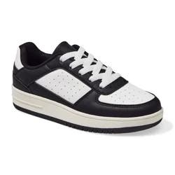 Falls Creek Boys' Seas Casual Shoes, White/Black, Size 5