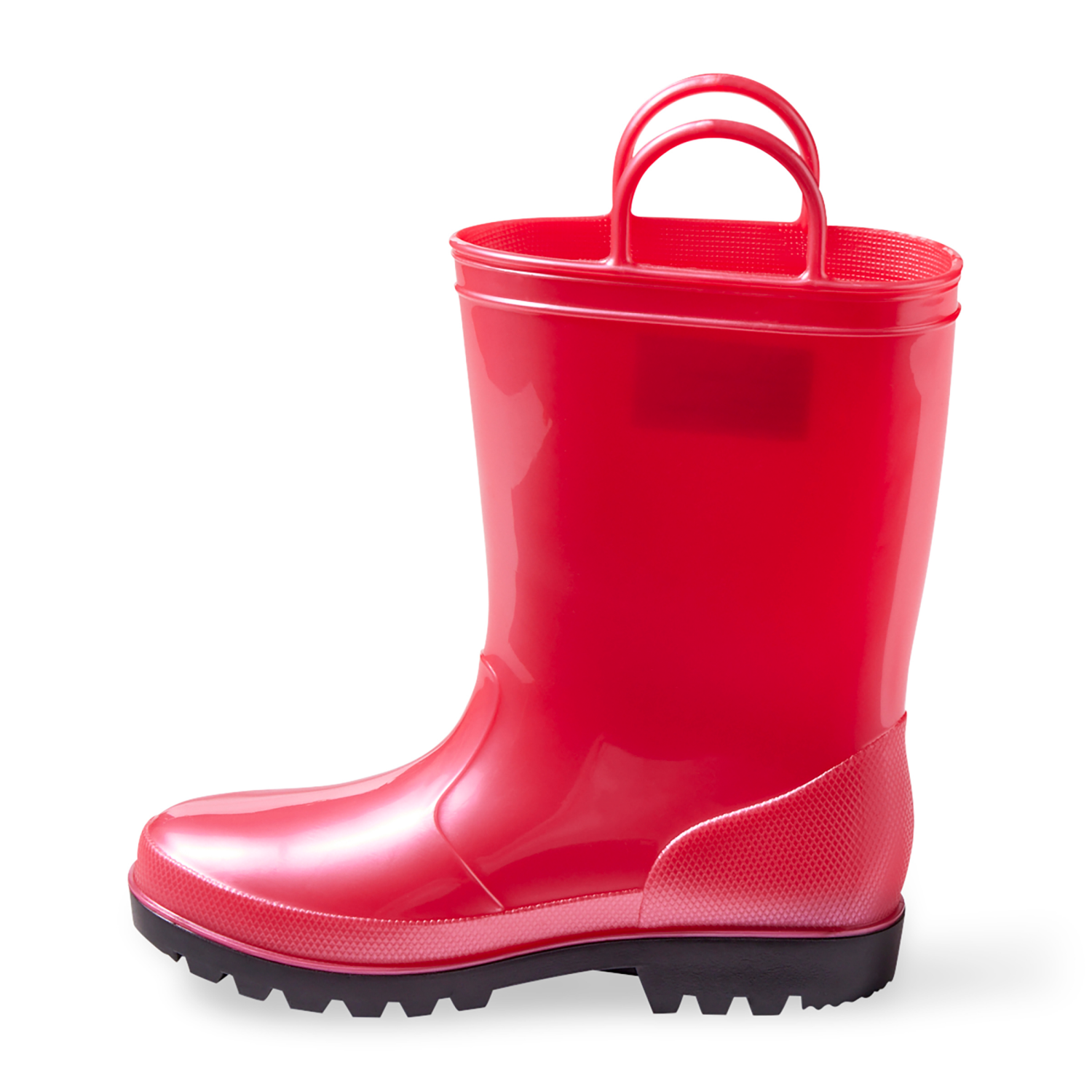 slide 4 of 6, Falls Creek Girl Pearl Pink Rain boot size 13, 1 ct