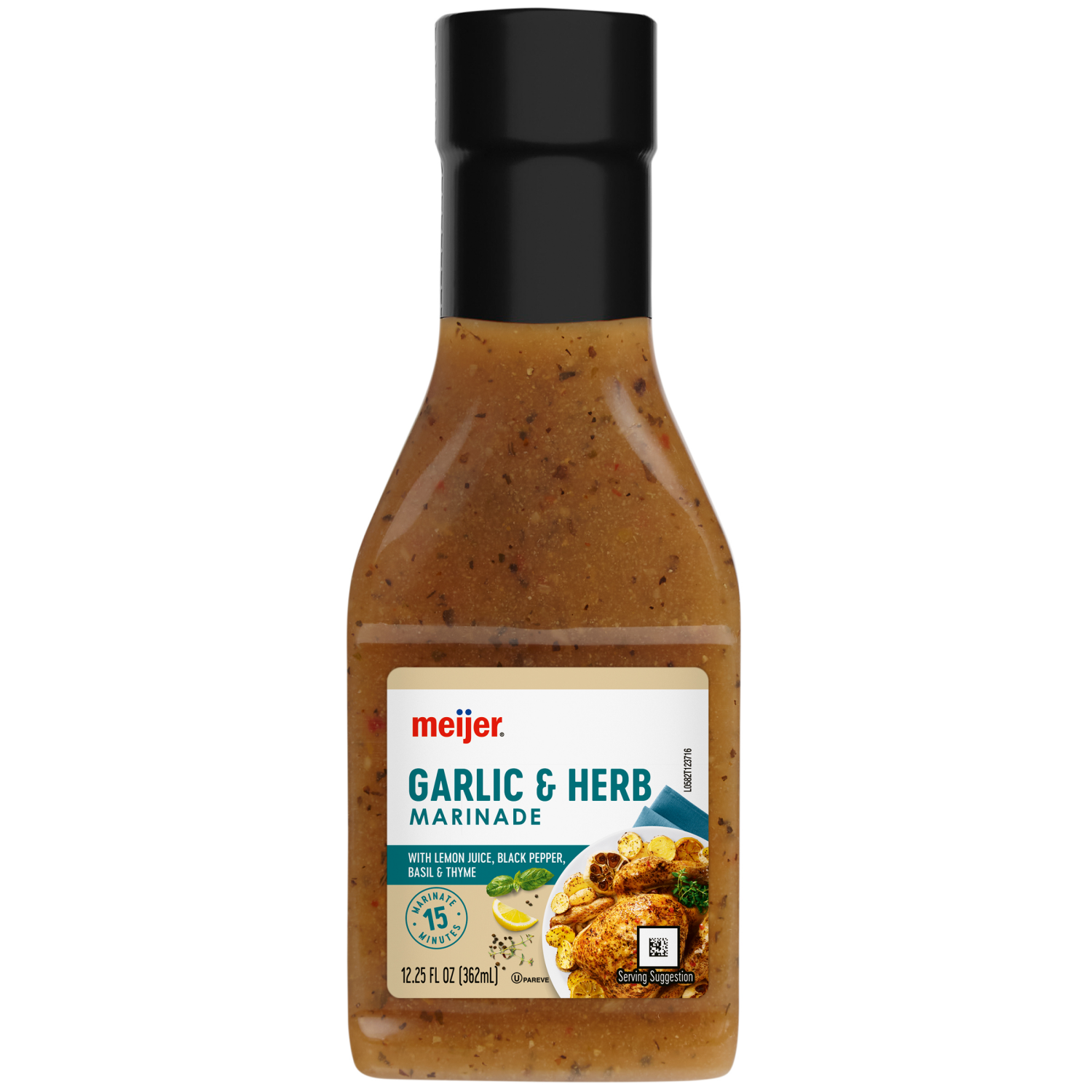 slide 1 of 2, Meijer Herb & Garlic Marinade, 12.25 oz