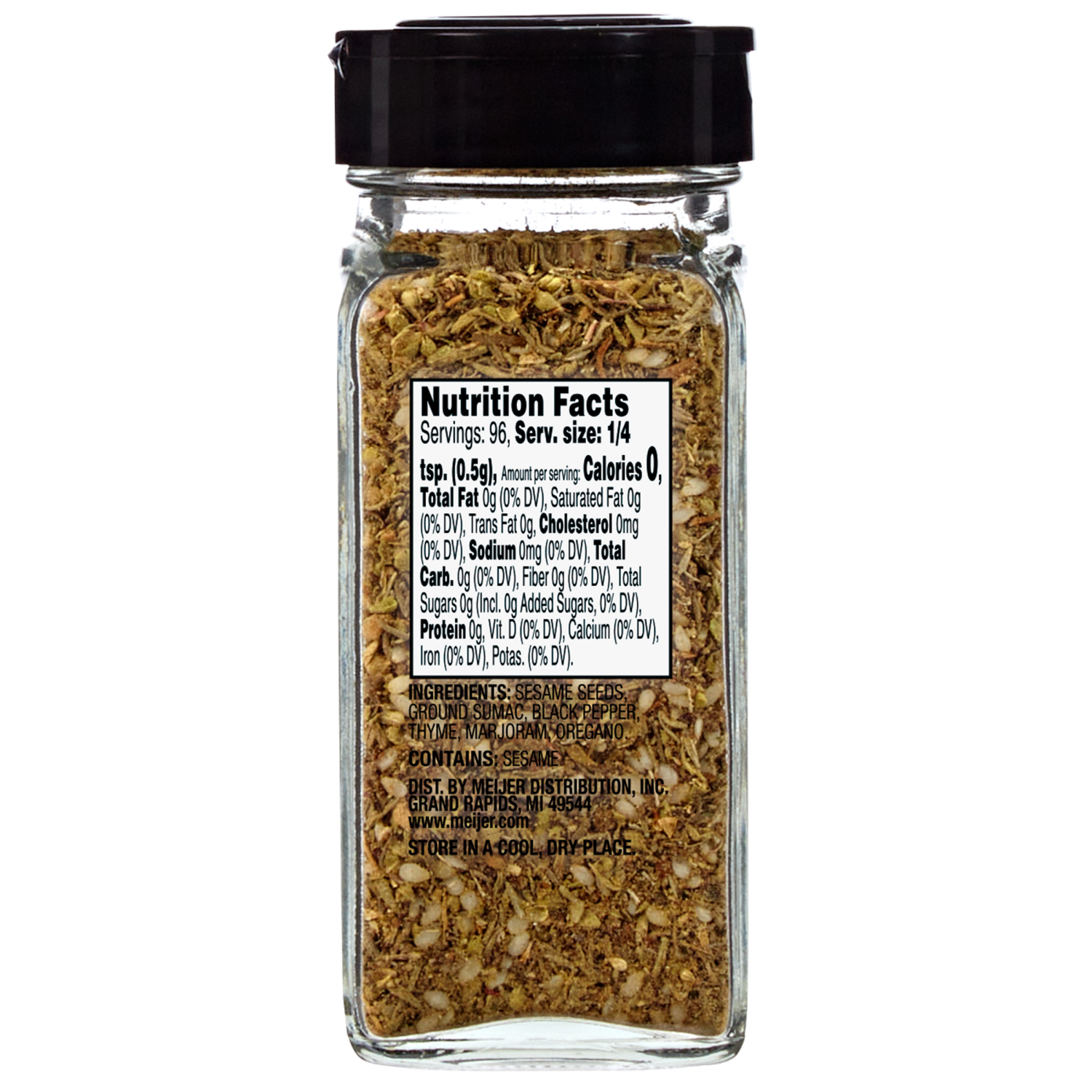 slide 3 of 3, Frederik's By Meijer FREDERIKS Za'atar Middle Eastern Herb Blend 1.7 OZ, 1.7 oz