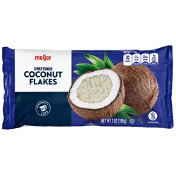 Sweetened Coconut Flakes, 7 Oz