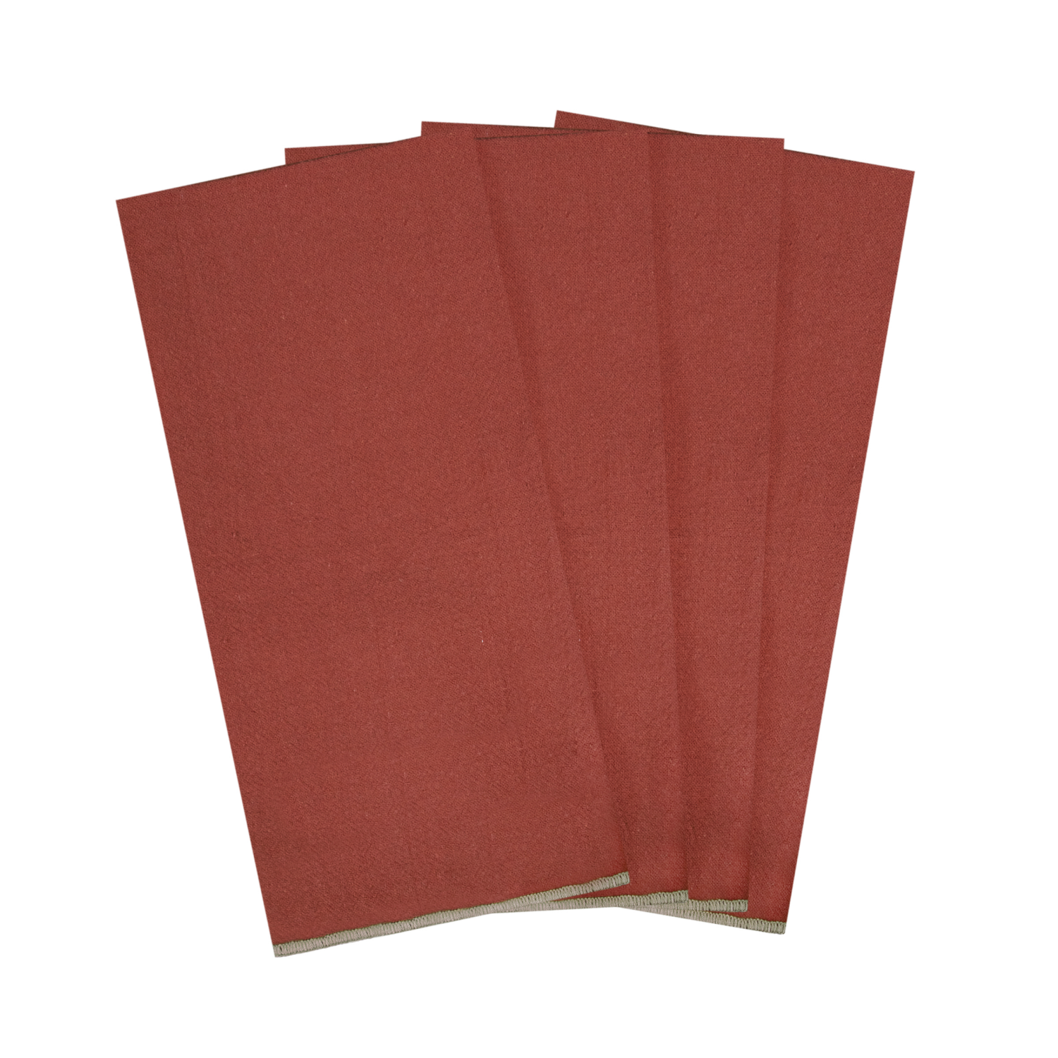 slide 1 of 1, CREATE DECORATE CELEBRATE CDC 4pc Crinkle Flour Sack Napkins Nutshell Multi, 18 in x 18 in, 4 ct