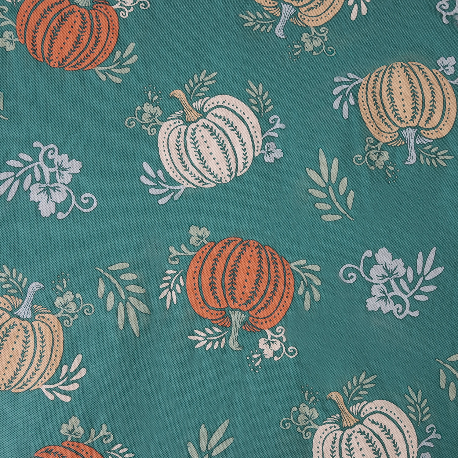 slide 3 of 3, Meijer Corporate Seasonal MCS Harvest Fall Pumpkins Tablecloth, 60 in x 84 in, 60 inx84 in