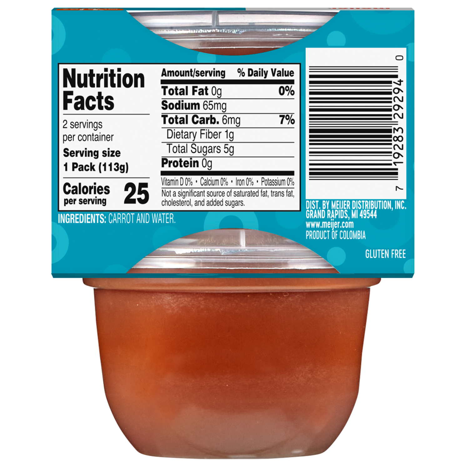 slide 2 of 3, Meijer Carrots 4oz 2Pk, 2 ct; 4 oz