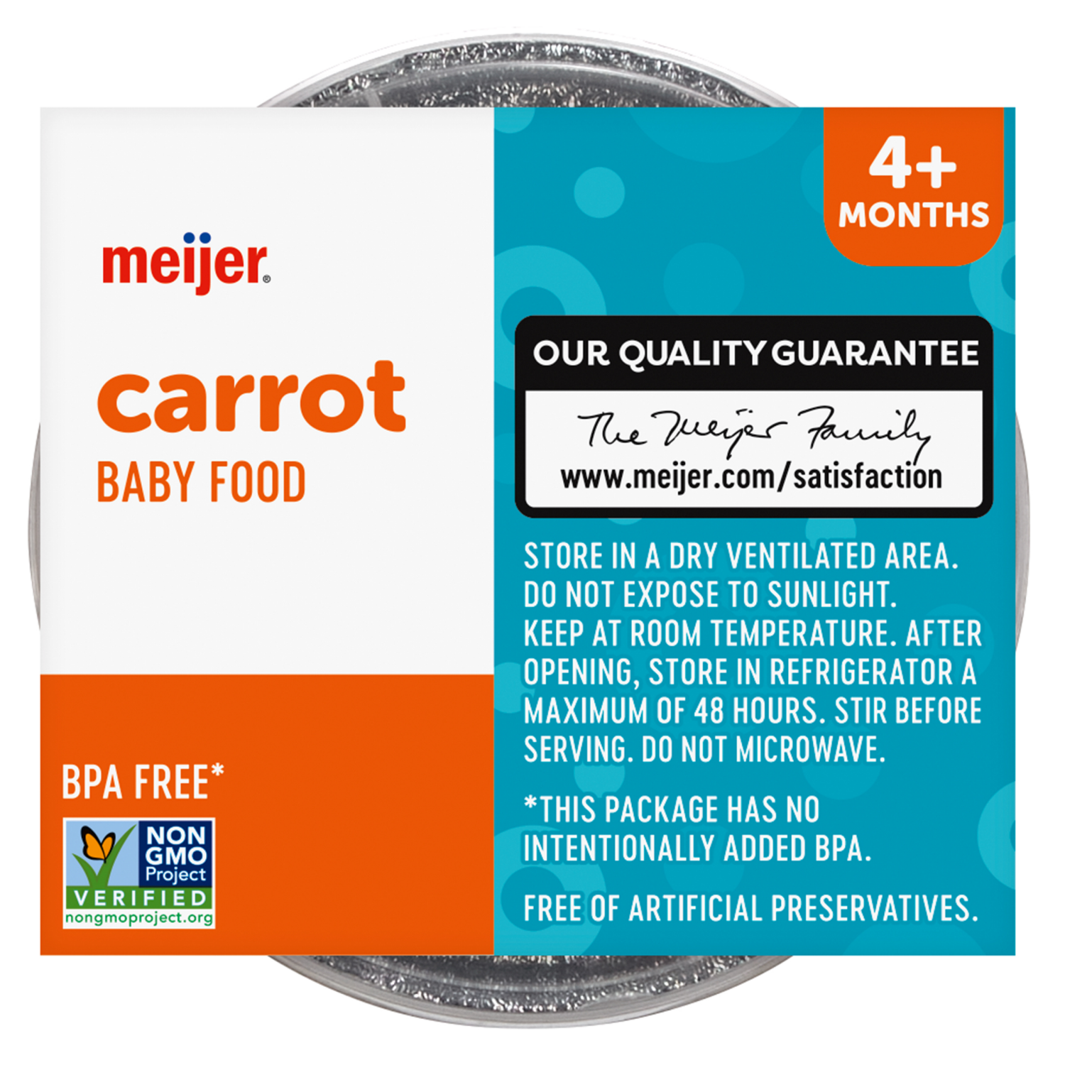 slide 3 of 3, Meijer Carrots 4oz 2Pk, 2 ct; 4 oz