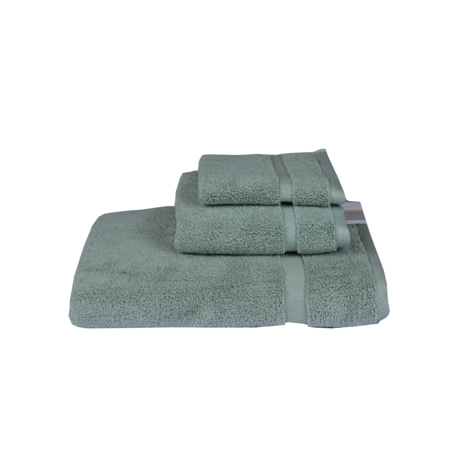 slide 4 of 5, Room & Retreat Luxury Bath Towel, 20 in x 58 in, Aqua Gray, 30 in x 58 in