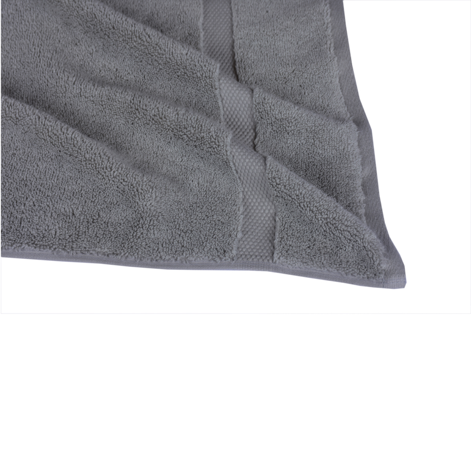 slide 3 of 3, Room & Retreat Luxury Washcloth, 13 in x 13 in, Quiet Gray, 13 in x 13 in