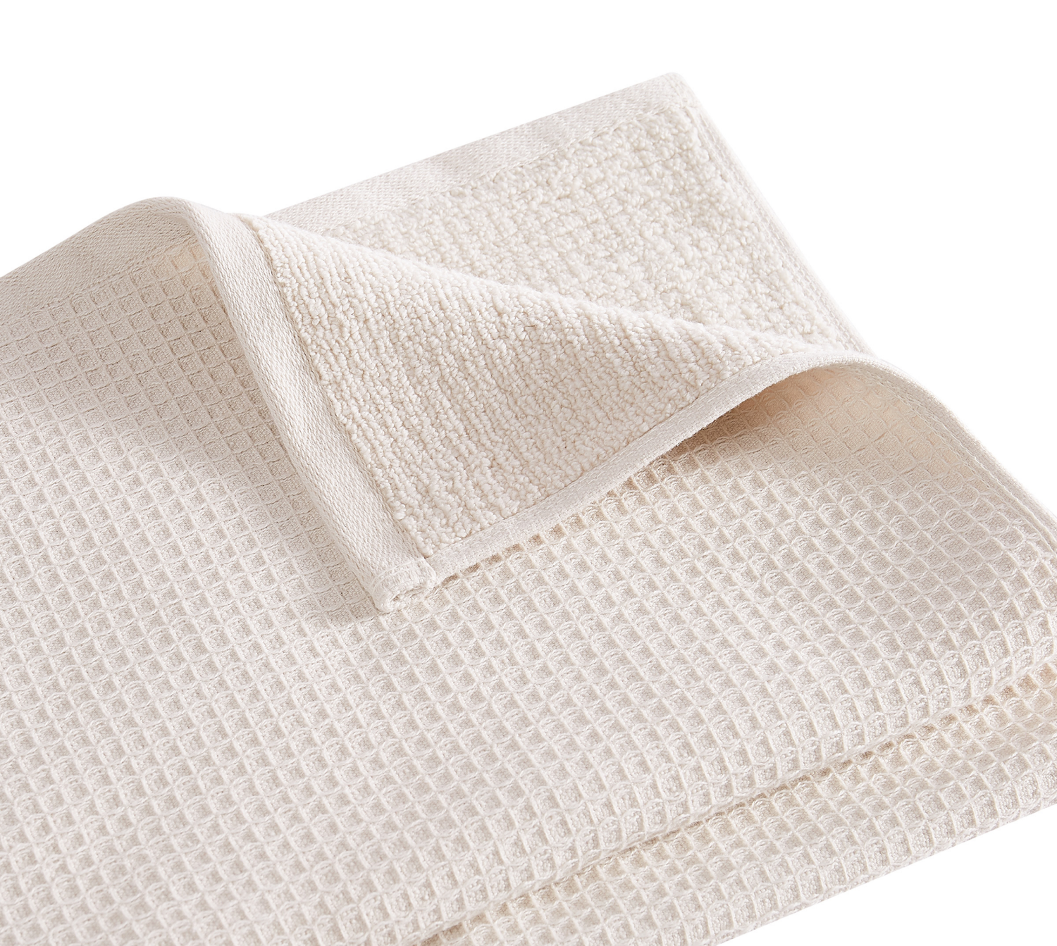 slide 2 of 4, Room & Retreat Textured Washcloth Set Moonbeam, 1 ct