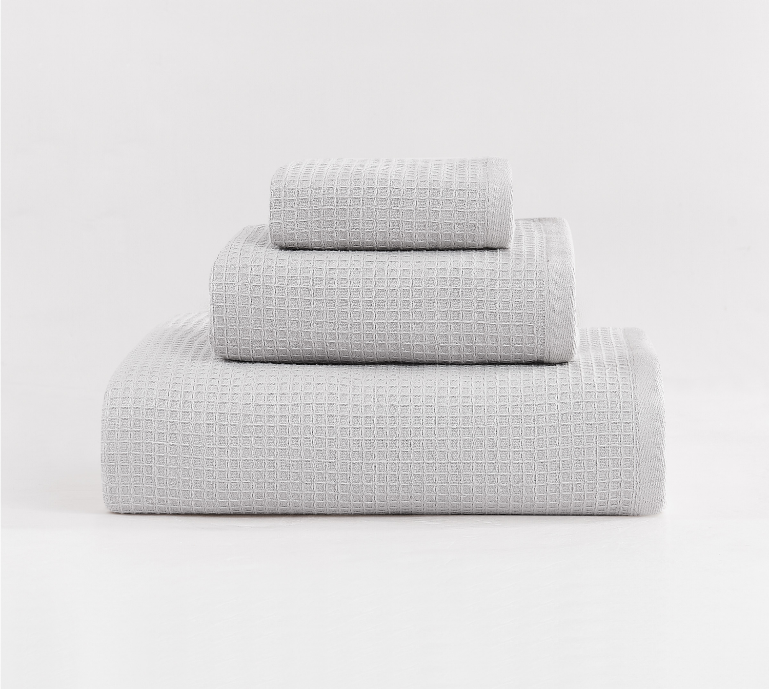 slide 2 of 3, Room & Retreat Textured Hand Towel Gray, 1 ct