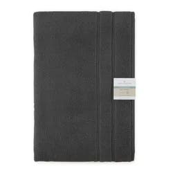 Room & Retreat Performance Textured Bath Towel, 30 in x 56 in, Dark Gray