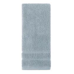 Room & Retreat Performance Textured Hand Towel, 16 in x 28 in, Light Blue