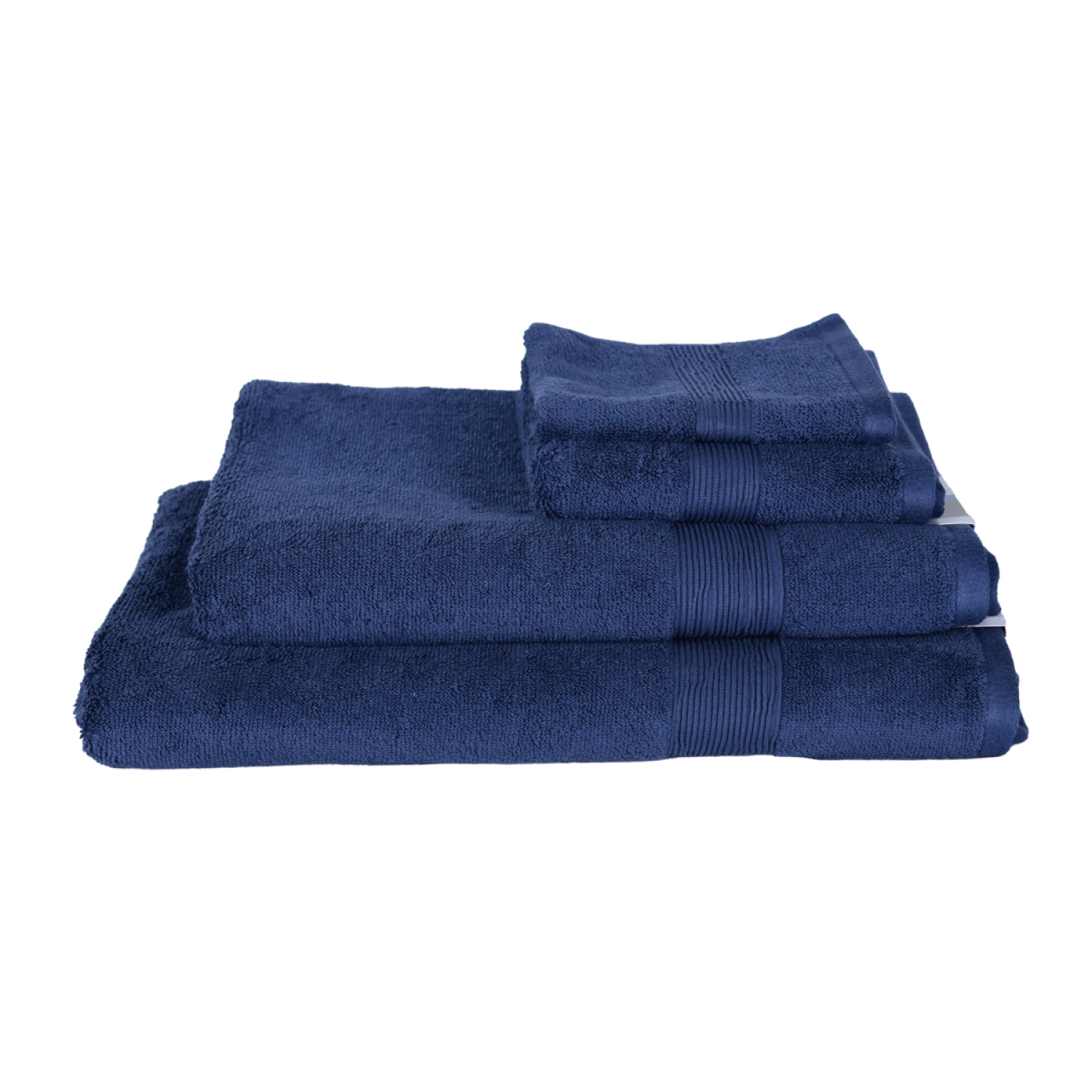 slide 5 of 5, Room & Retreat Performance Hand Towel, 16 in x 28 in, Indigo, 16 in x 28 in
