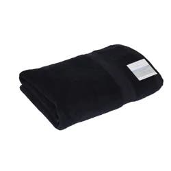 Room & Retreat Performance Bath Sheet, 33 in x 65 in, Black