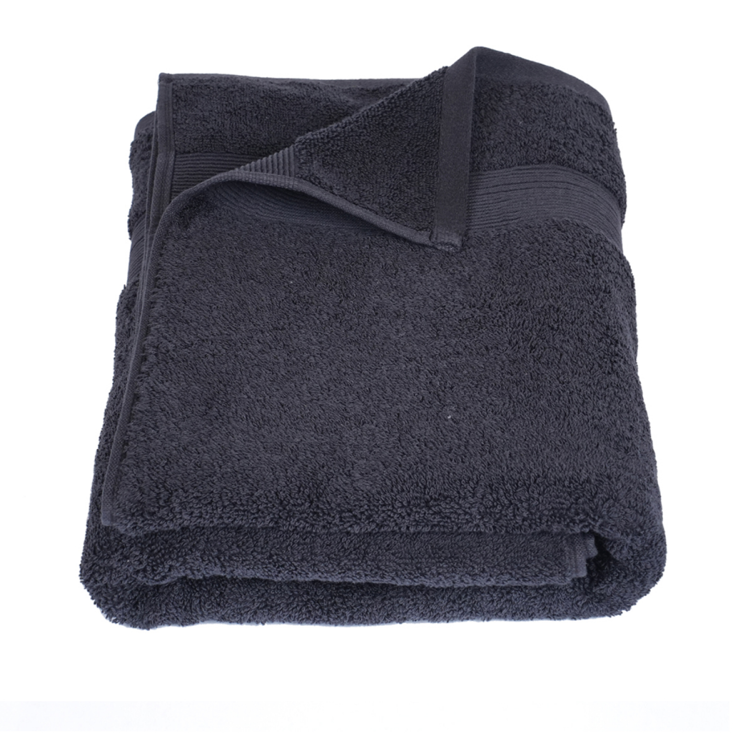 slide 2 of 3, Room & Retreat Performance Bath Towel, 30 in x 56 in, Black, 30 in x 56 in