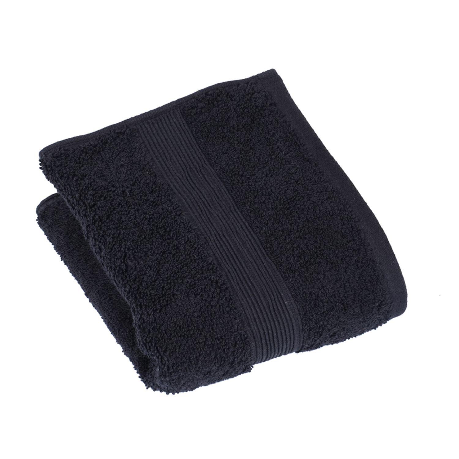 slide 2 of 5, Room & Retreat Performance Hand Towel, 16 in x 28 in, Black, 16 in x 28 in