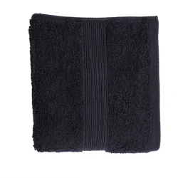 Room & Retreat Performance Hand Towel, 16 in x 28 in, Black