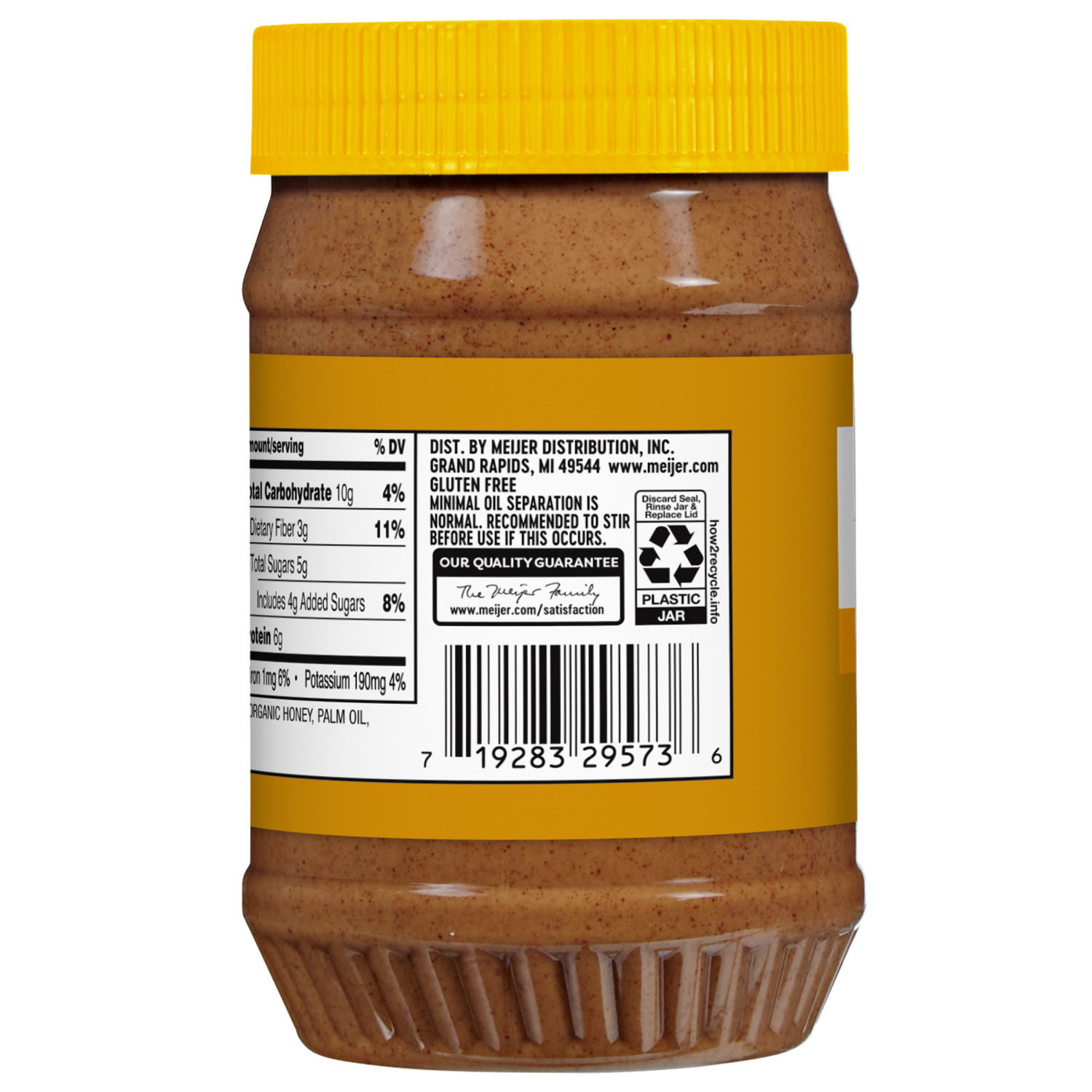 slide 2 of 3, Meijer No Stir Honey Almond Butter, 16 oz, 16 oz