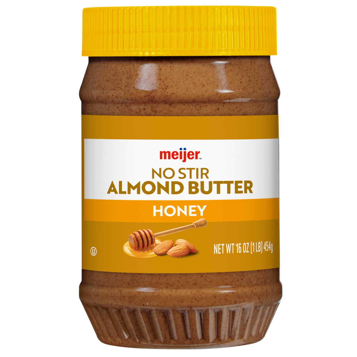 slide 1 of 3, Meijer No Stir Honey Almond Butter, 16 oz, 16 oz