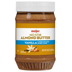 Meijer No Stir Vanilla Almond Butter, 16 Oz