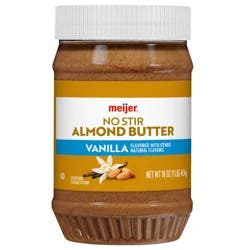 Meijer No Stir Vanilla Almond Butter, 16 Oz