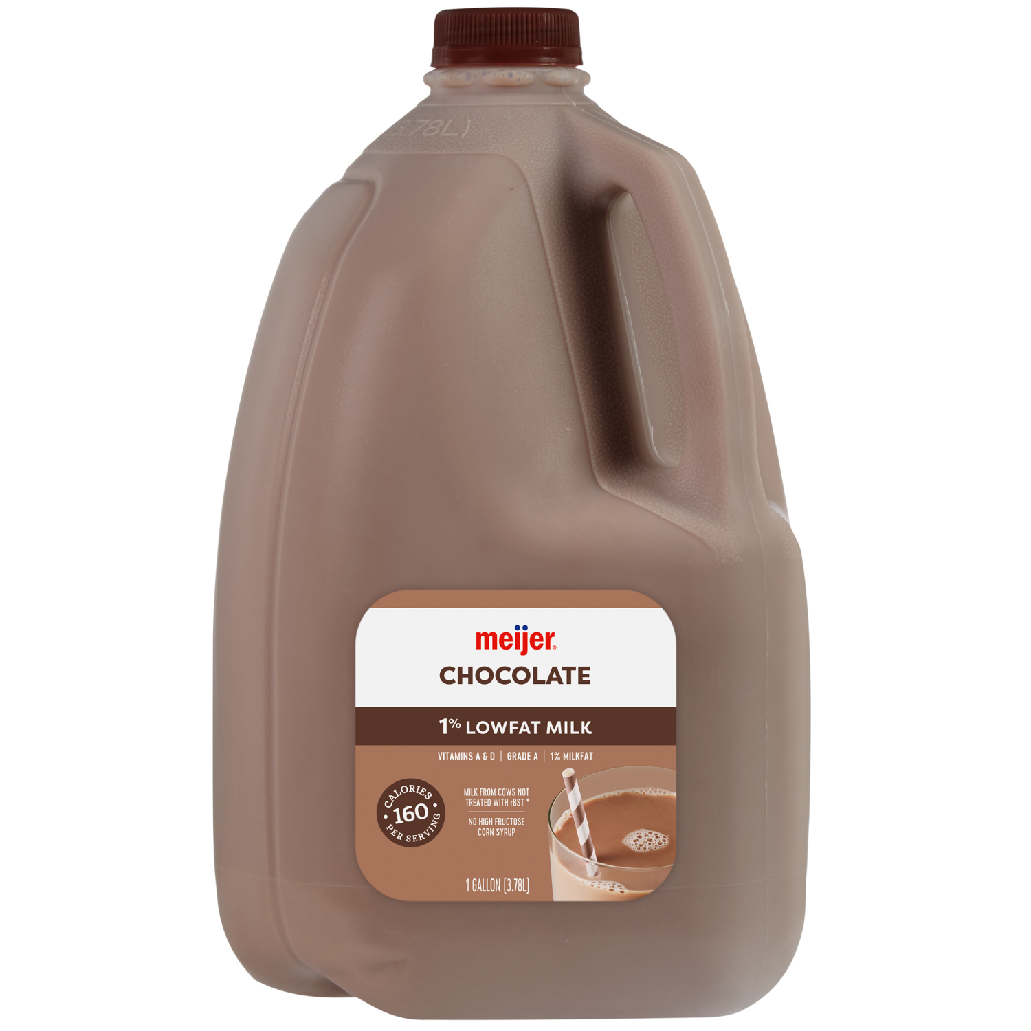 slide 1 of 2, Meijer 1% Low Fat Chocolate Milk, Gallon, 1 gal