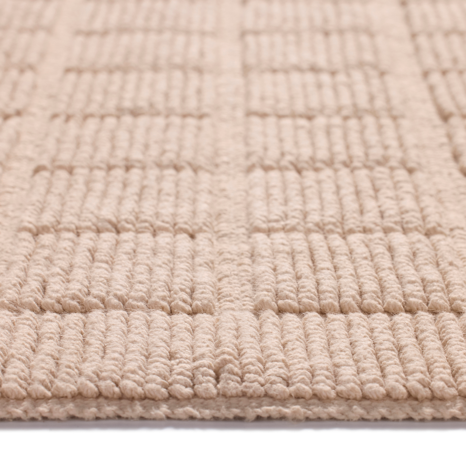 slide 4 of 5, Room & Retreat Luxury Cotton Textured Bath Mat, 21 in x 34 in, Moonbeam, 21 x 34 