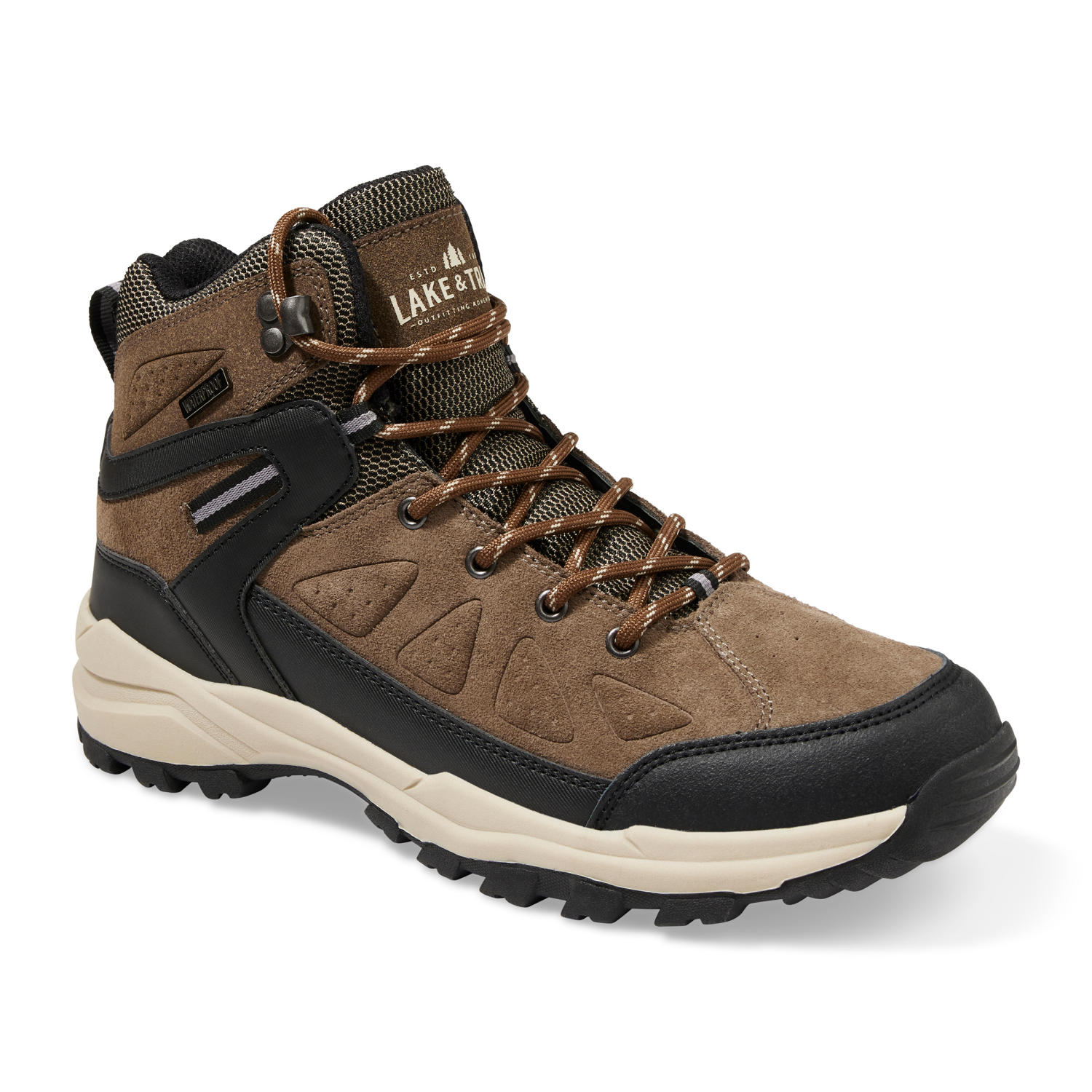 slide 1 of 6, LAKE & TRAIL Lake and Trail Men's Jared Hiker, Brown, Size 8, 1 ct