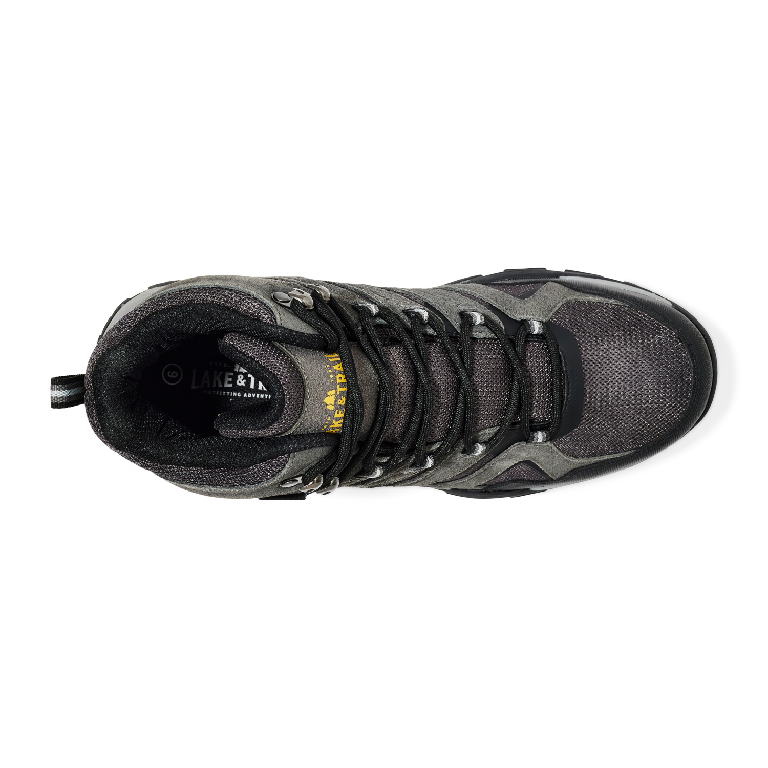 slide 6 of 6, LAKE & TRAIL Lake and Trail Men's Paul Hiker, Grey, Size 11, 1 ct