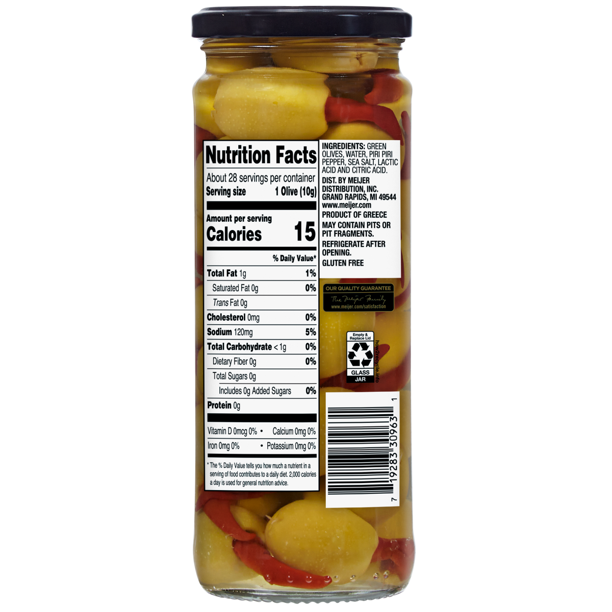 slide 2 of 2, FREDERIKS BY MEIJER Frederik's by Meijer Piri Piri Stuffed Olives, 10 oz, 10 oz