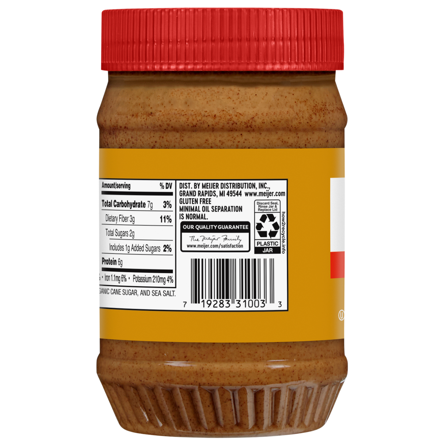 slide 2 of 2, Meijer Creamy Almond Butter- 16 oz, 16 oz