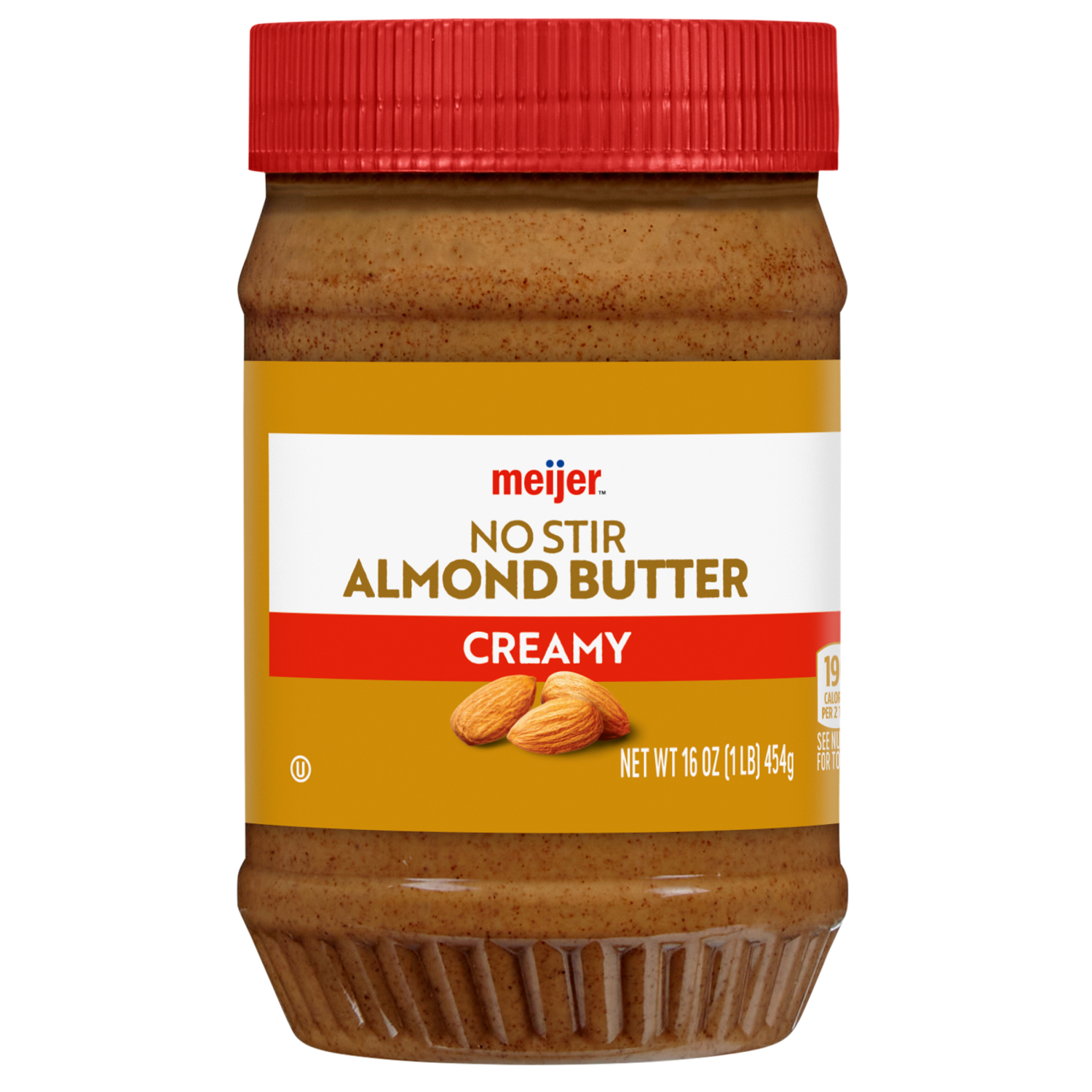 slide 1 of 2, Meijer Creamy Almond Butter- 16 oz, 16 oz