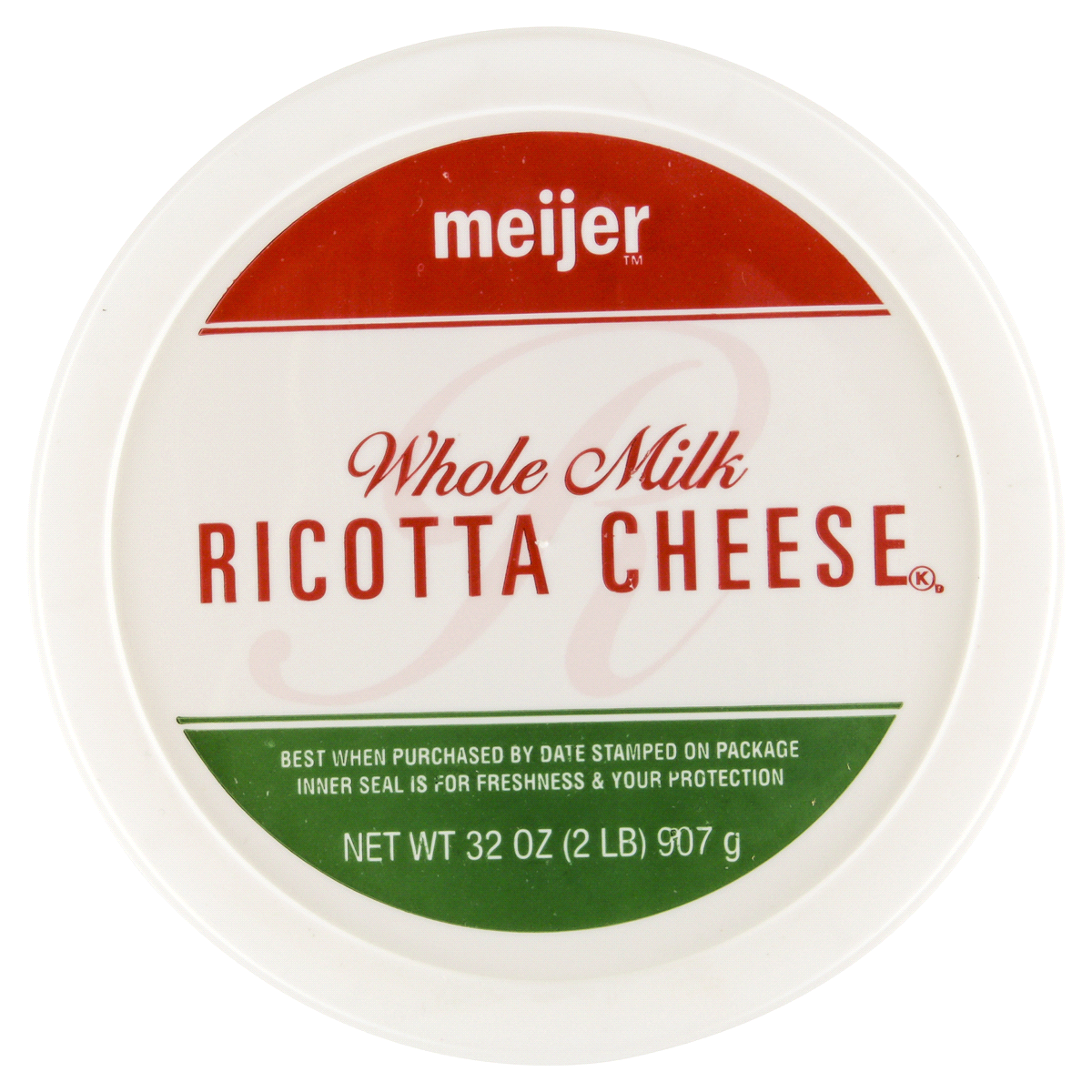 slide 3 of 5, Meijer Whole Milk Ricotta Cheese, 32 oz