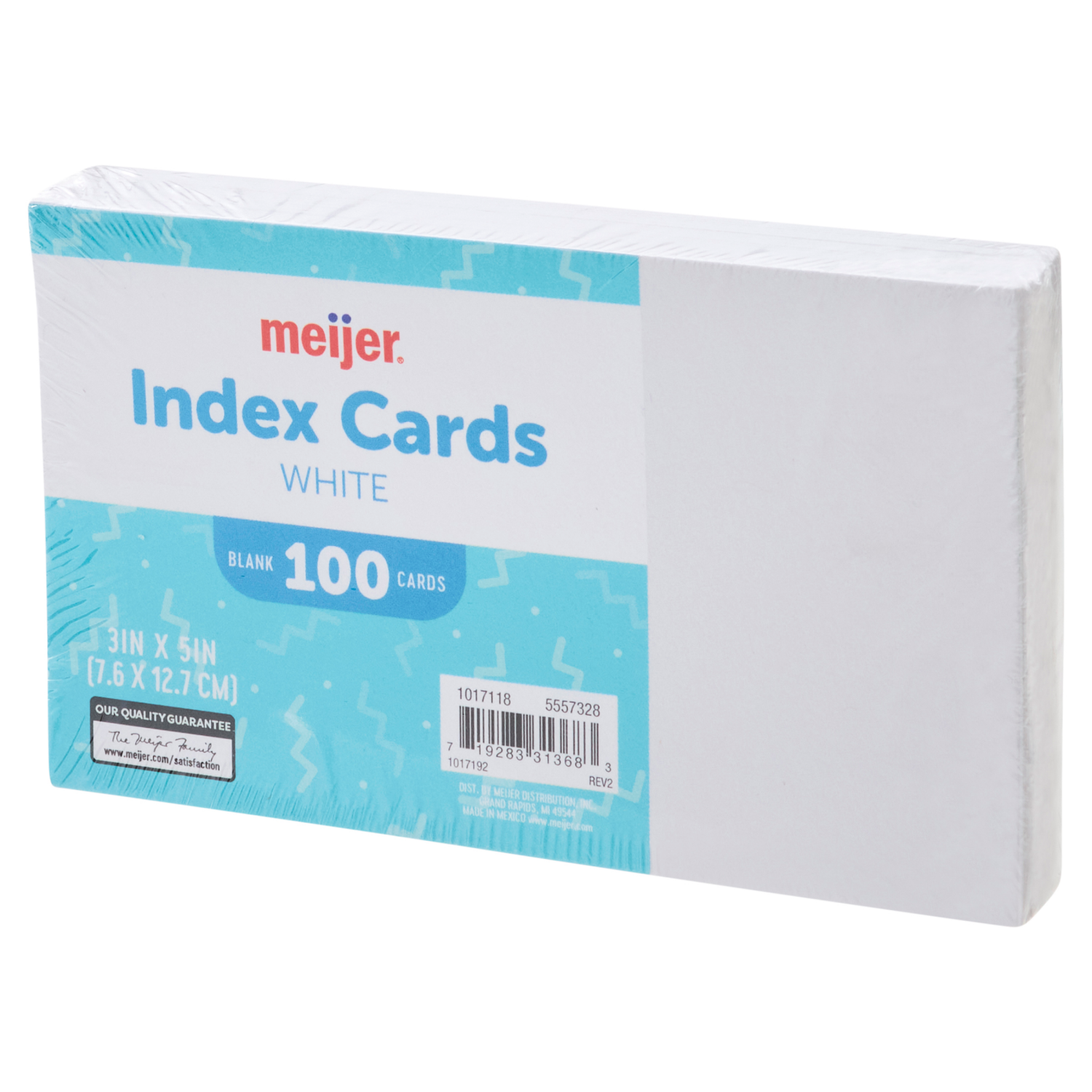 slide 3 of 3, MEIJER INDEX CARDS BLANK 3X5 100CT, 100 ct