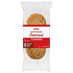 Meijer Oatmeal Soft Baked Cookies, 7.1 Oz