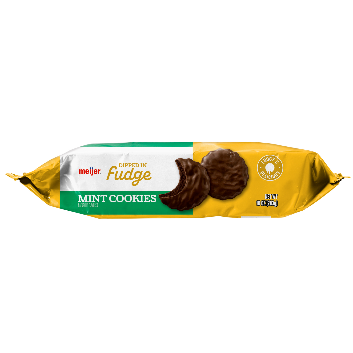 slide 3 of 4, Meijer Fudge Mint Cookies, 10 oz